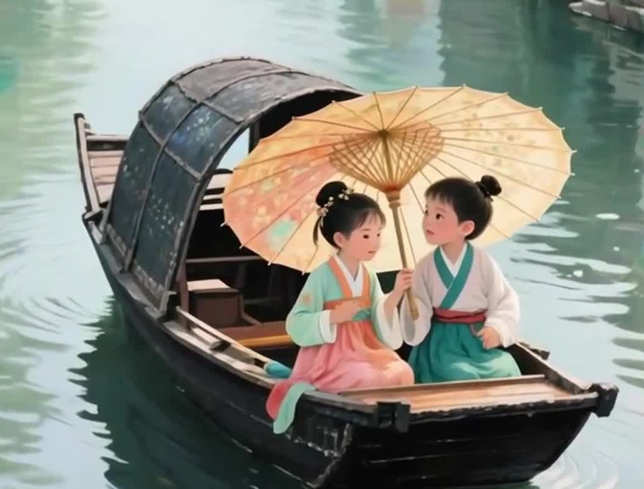 100首古诗词里的大美江西｜一幅跃然纸上的童趣图