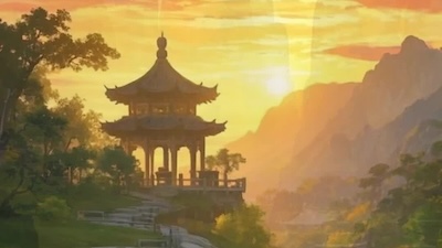 100首古诗词里的大美江西｜日暮时分 看溪水绕螺亭