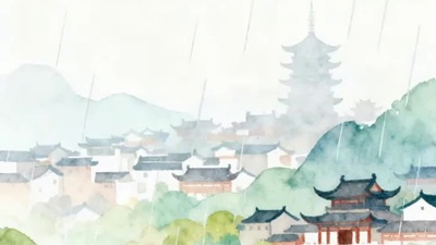 100首古诗词里的大美江西｜烟雨朦胧 寻塔辨西东