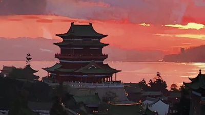 100首古诗词里的大美江西｜碧水高阁寄愁绪