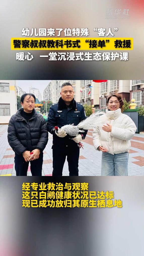 江西永修：国家二级保护动物误入幼儿园 警民携手暖心救助